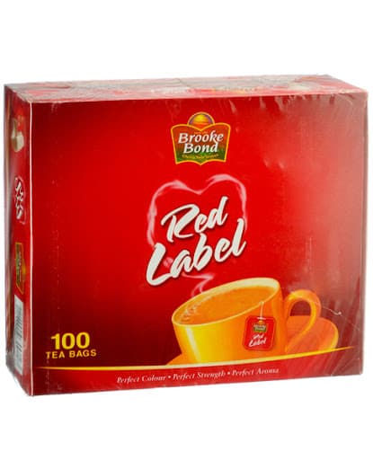 Red Label - 100 Tea Bag - Brooke Bond