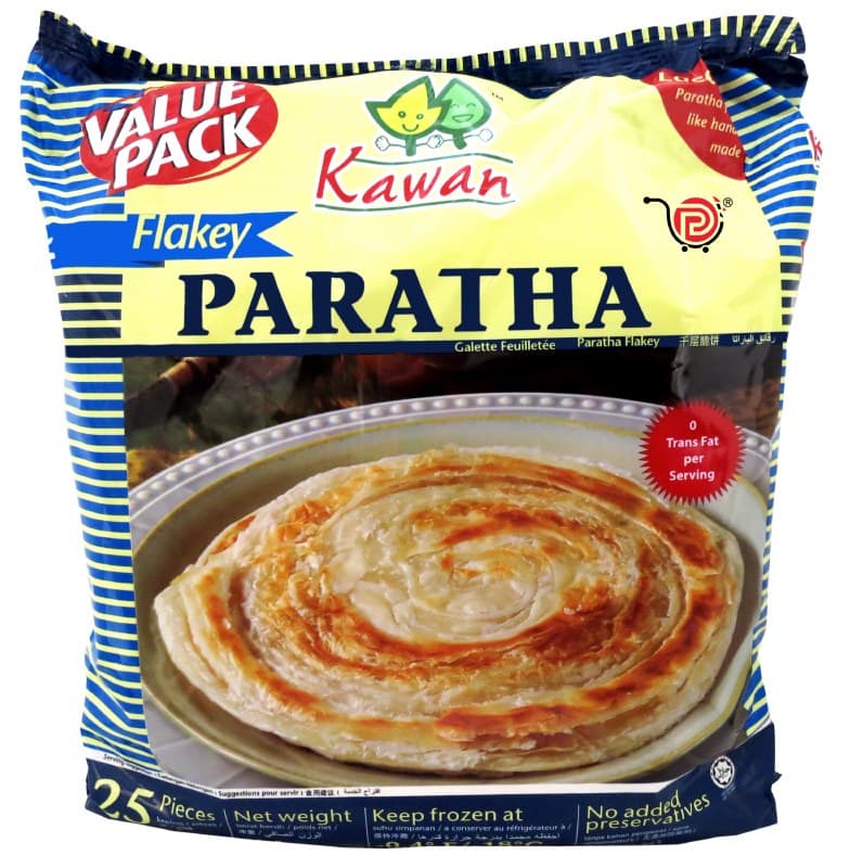 Flakey Paratha Value Pack Frozen - 25 pcs - Kawan