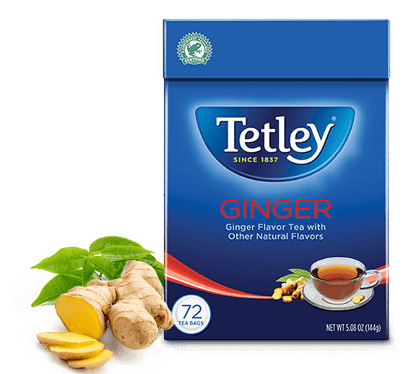 Ginger Flavor Tea - 72 bags - Tetley