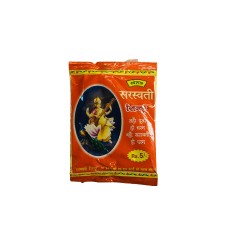 Sindoor Pooja (Orange Color) - 1 pc - Kesari / Saraswati
