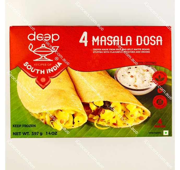 Masala Dosa Frozen - 4 pcs - Deep