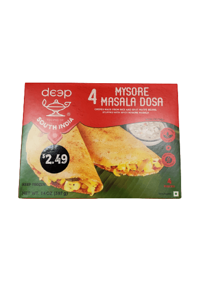 Mysore Masala Dosa Frozen - 4 pcs - Deep