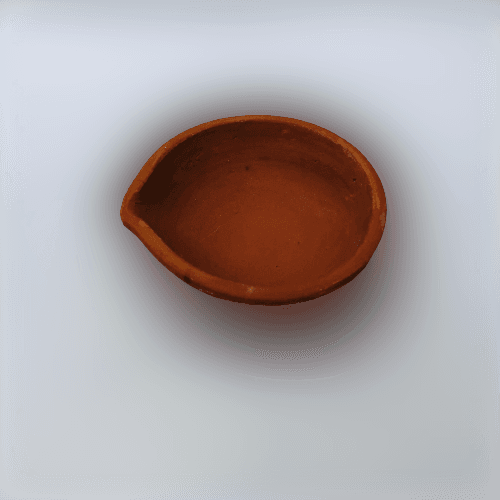 Medium Clay Diya Lg - 1 pc