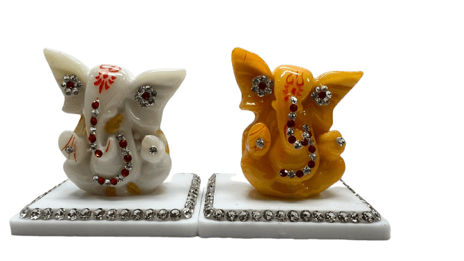 Kan Ganesha Orange / White