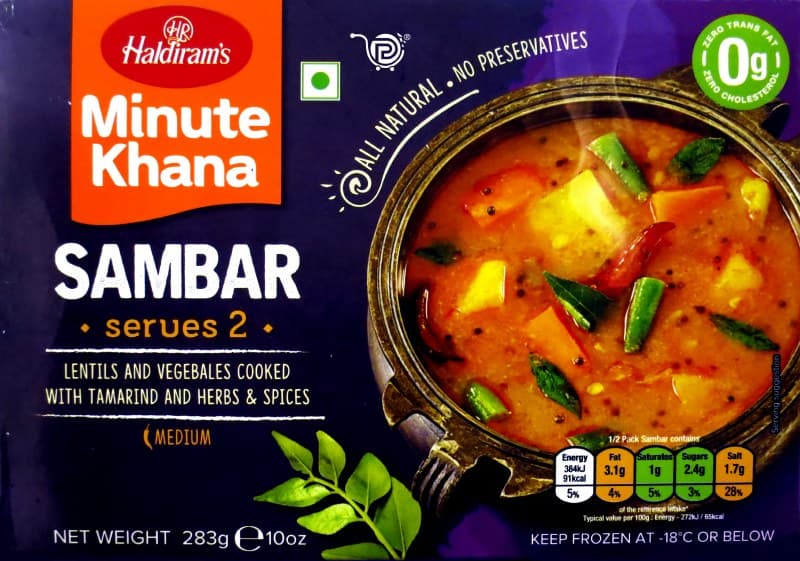 Sambhar Frozen - 10 oz - Haldiram's