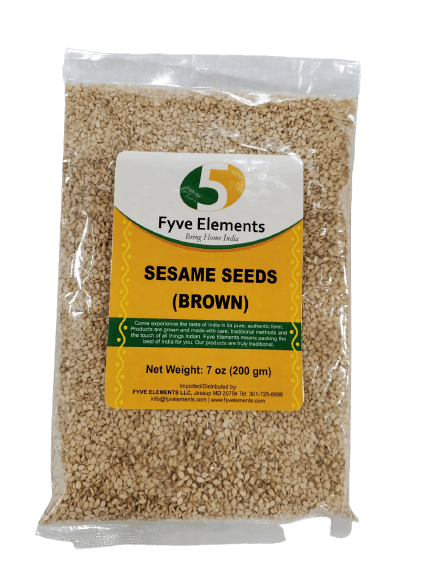 Sesame Seeds (Brown) - 200 G - Fyve Elements