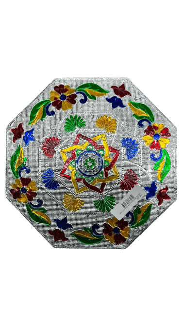 Chowki With Coloured Meena - Large