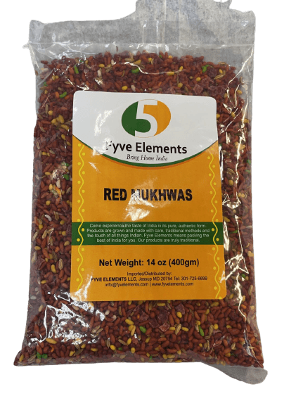 Red Mukhwas - 400 G - Fyve Elements