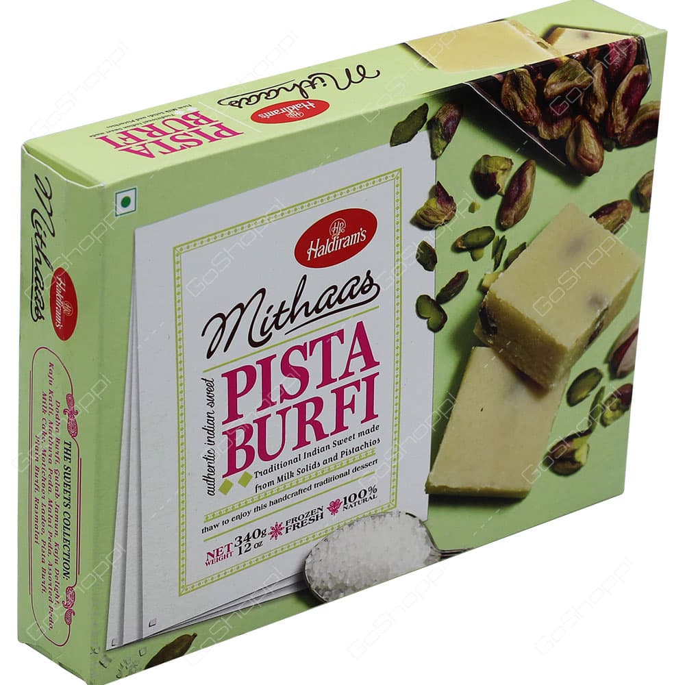 Pista Burfi - 340 G - Haldiram's