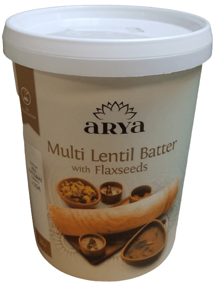 Multi Lentil Batter w/ Flaxseeds - 30 Oz - Arya