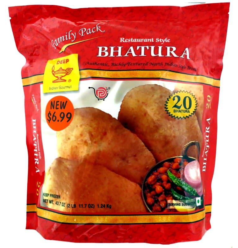 Bhatura Family Pack Frozen - 20 pcs - Deep