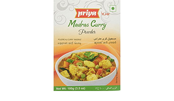 Madras Curry Powder - 100 G - Priya