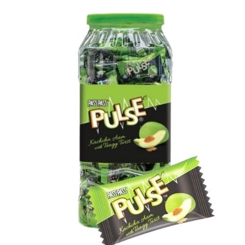 Pulse Kacha Aam Candy Jar - 600 G - Passpass