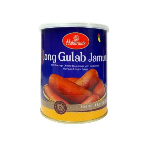 Long Gulab Jamun Can - 1 Kg - Haldiram's