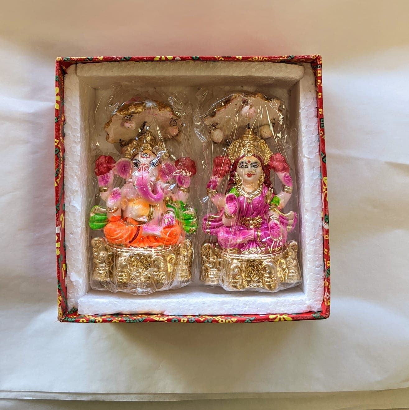 Lakshmi & Ganesh (#4) Special Diwali Pooja - 4.5 in