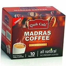 Madras Coffee Unsweetened - 10 bags - Quik Tea