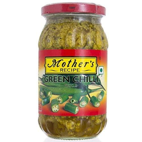 Green Chili Pickle - 500 g - Mother's