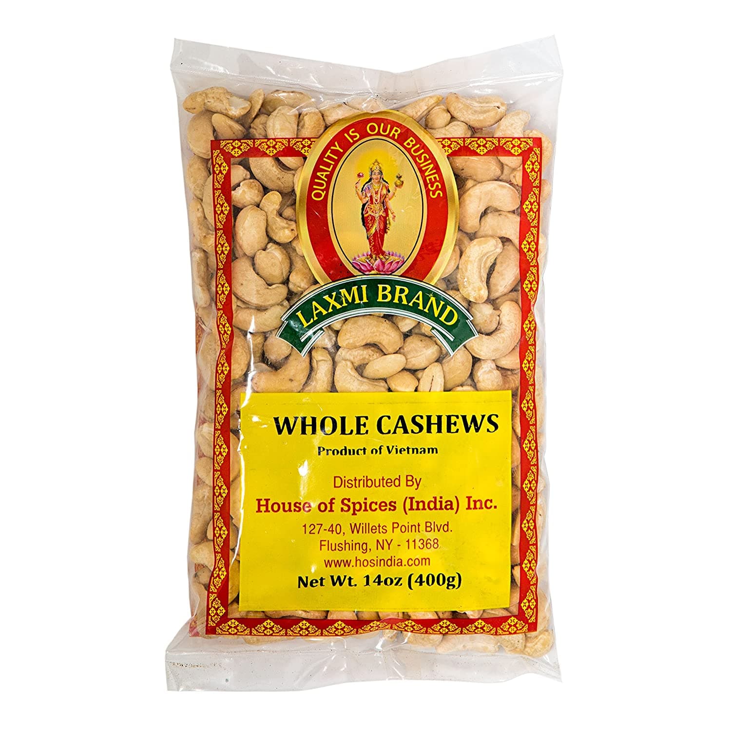 Cashew Whole - 400 g - Laxmi