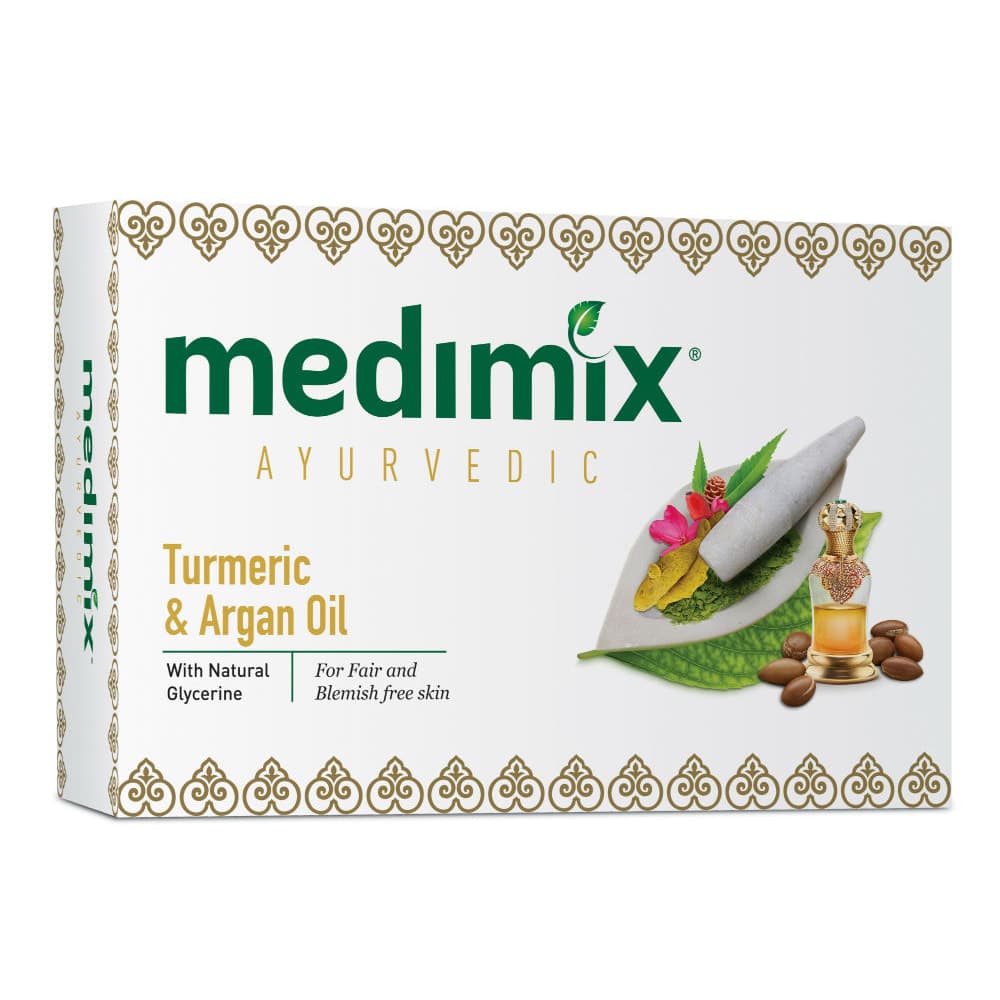 Turmeric & Argan Oil Ayurvedic Soap - 125 g - Medimix