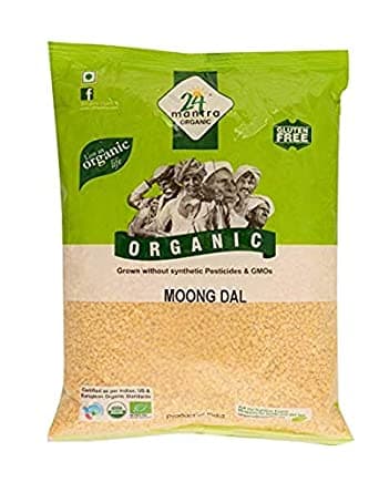 Organic Moong Dal - 2 lb - 24 Mantra