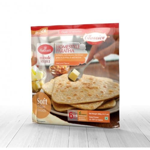 Homestyle Paratha Value Pack Frozen - 20 pcs - Haldiram's