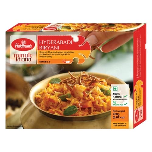 Hyderabadi Biryani Frozen - 8.8 oz - Haldiram's