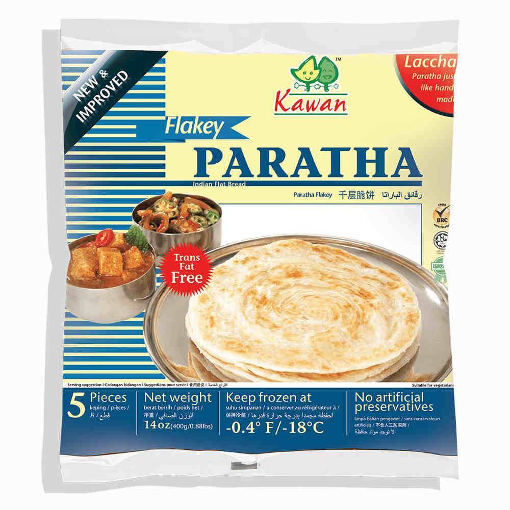 Flakey ( lacha ) Paratha Frozen - 5 pcs - Kawan