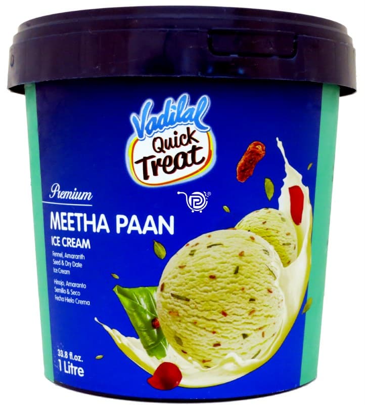 Meetha Paan Ice Cream - 1 L - Vadilal