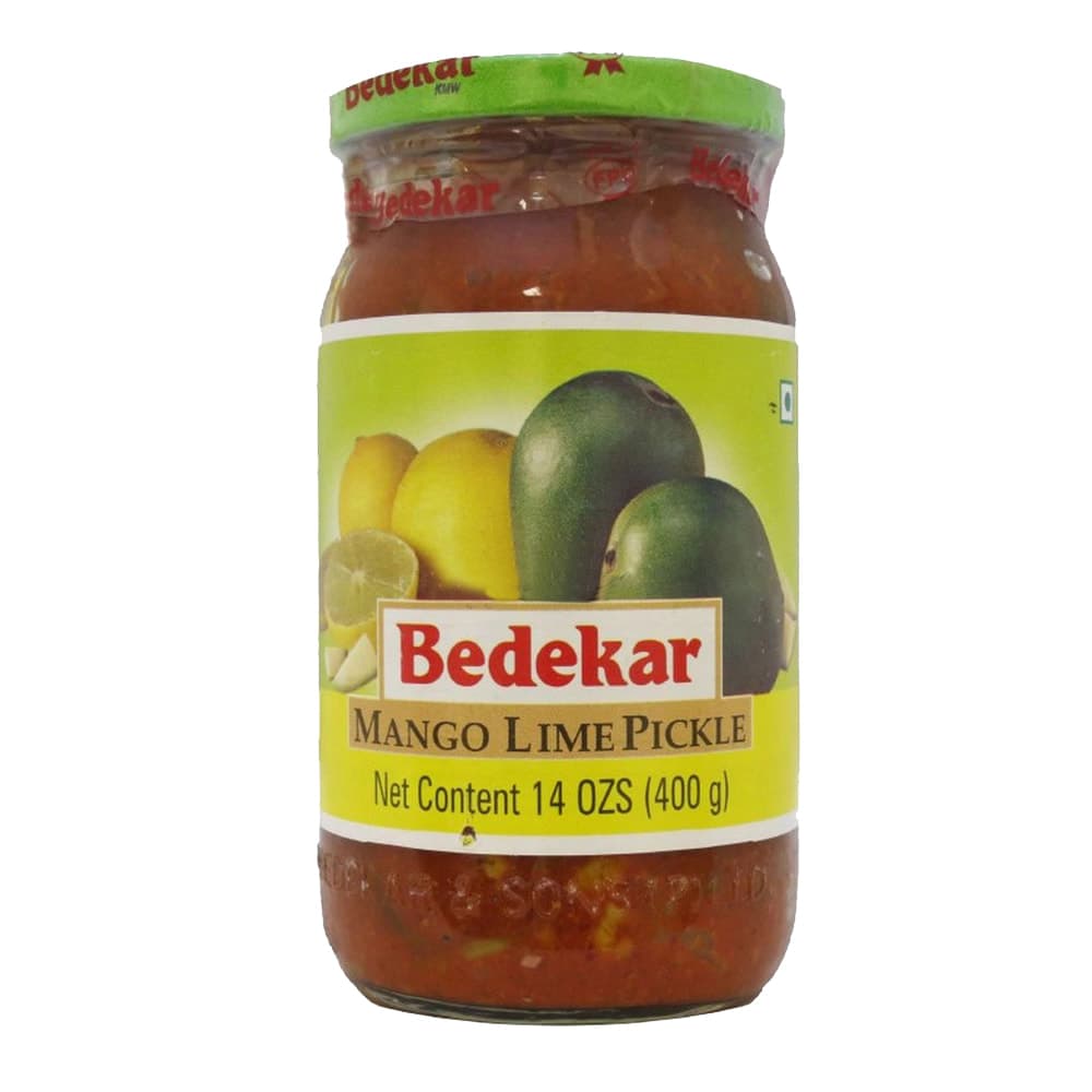 Mango Lime Pickle - 14 oz - Bedekar