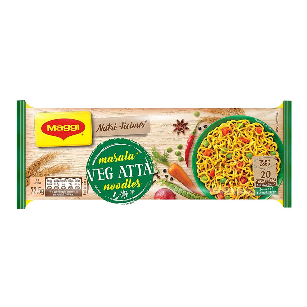 Masala Veg Atta Noodles - 290 gm - Maggi
