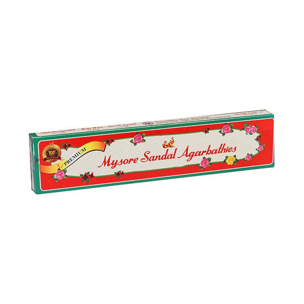 Premium Mysore Sandal Incense Sticks - 20 pcs - Mysore Sandal