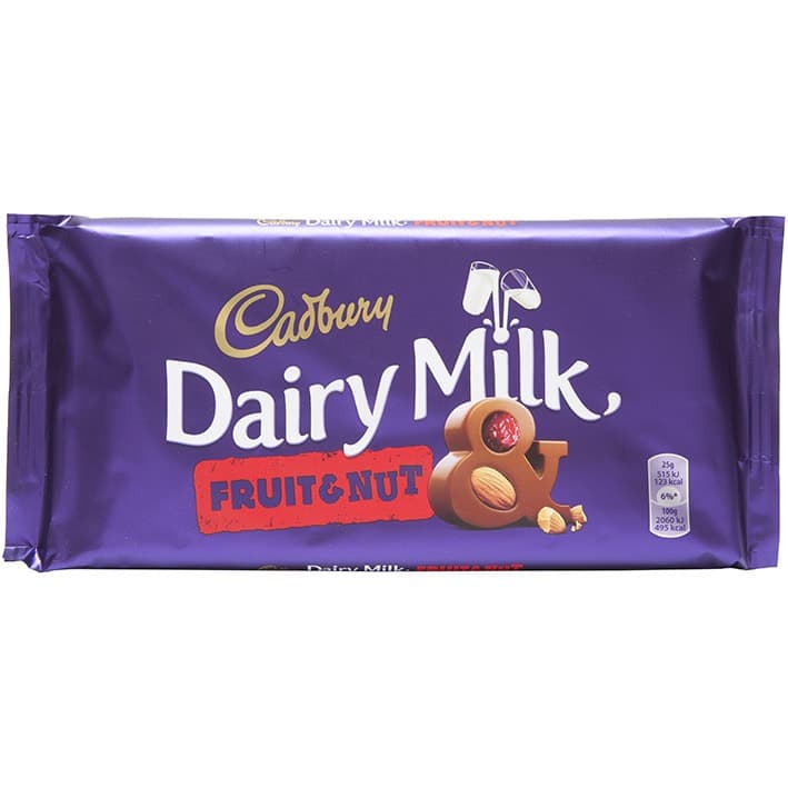 Dairy Milk Fruit & Nut - 110 g - Cadbury