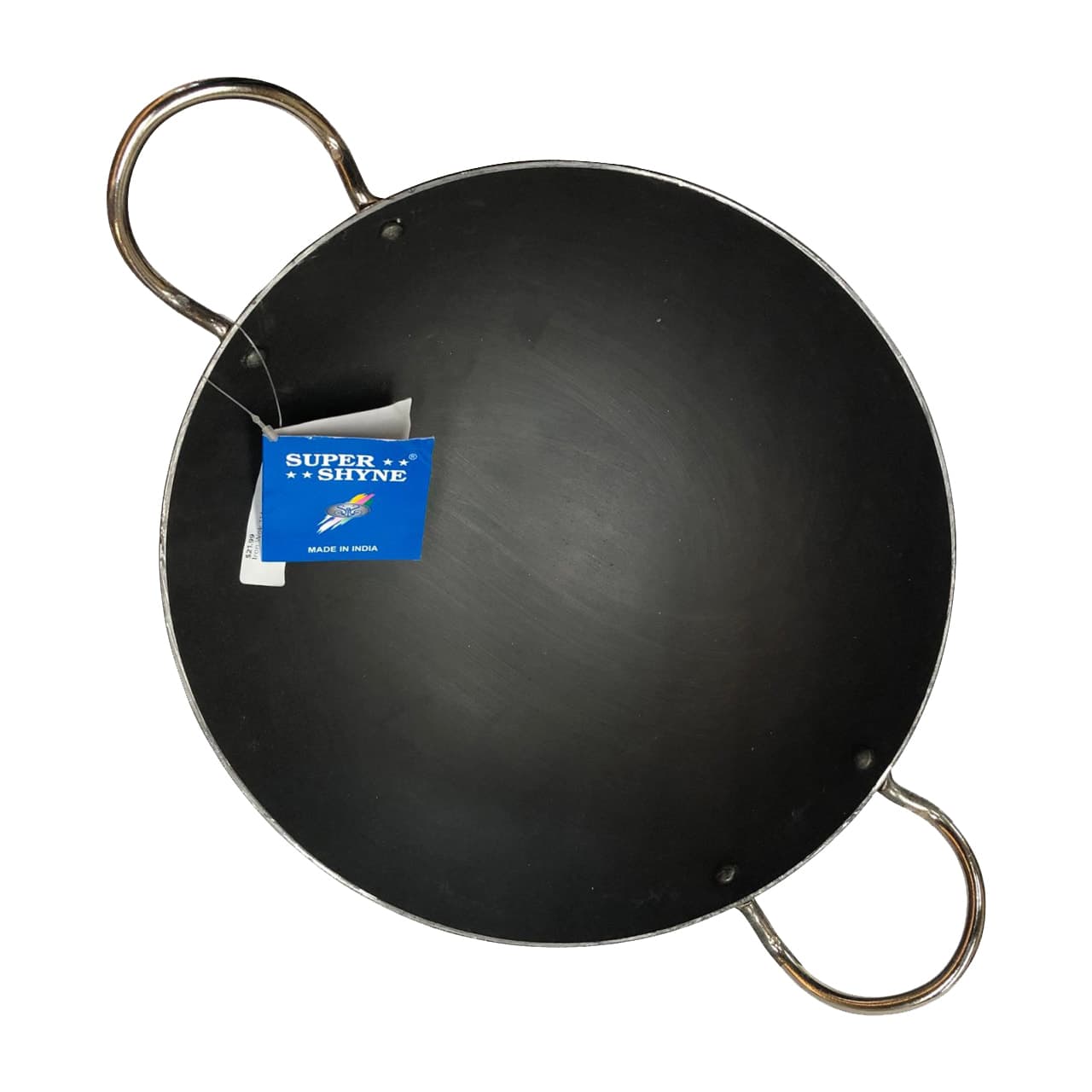 Iron Wok Less Curved - 8.5 in - Super Shyne