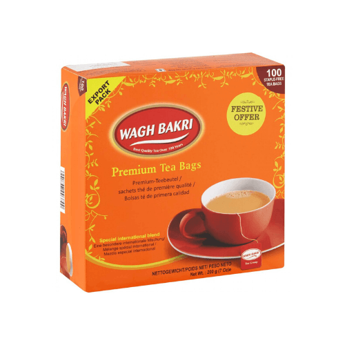 Tea Bags Premium - 100 bags - Wagh Bakri