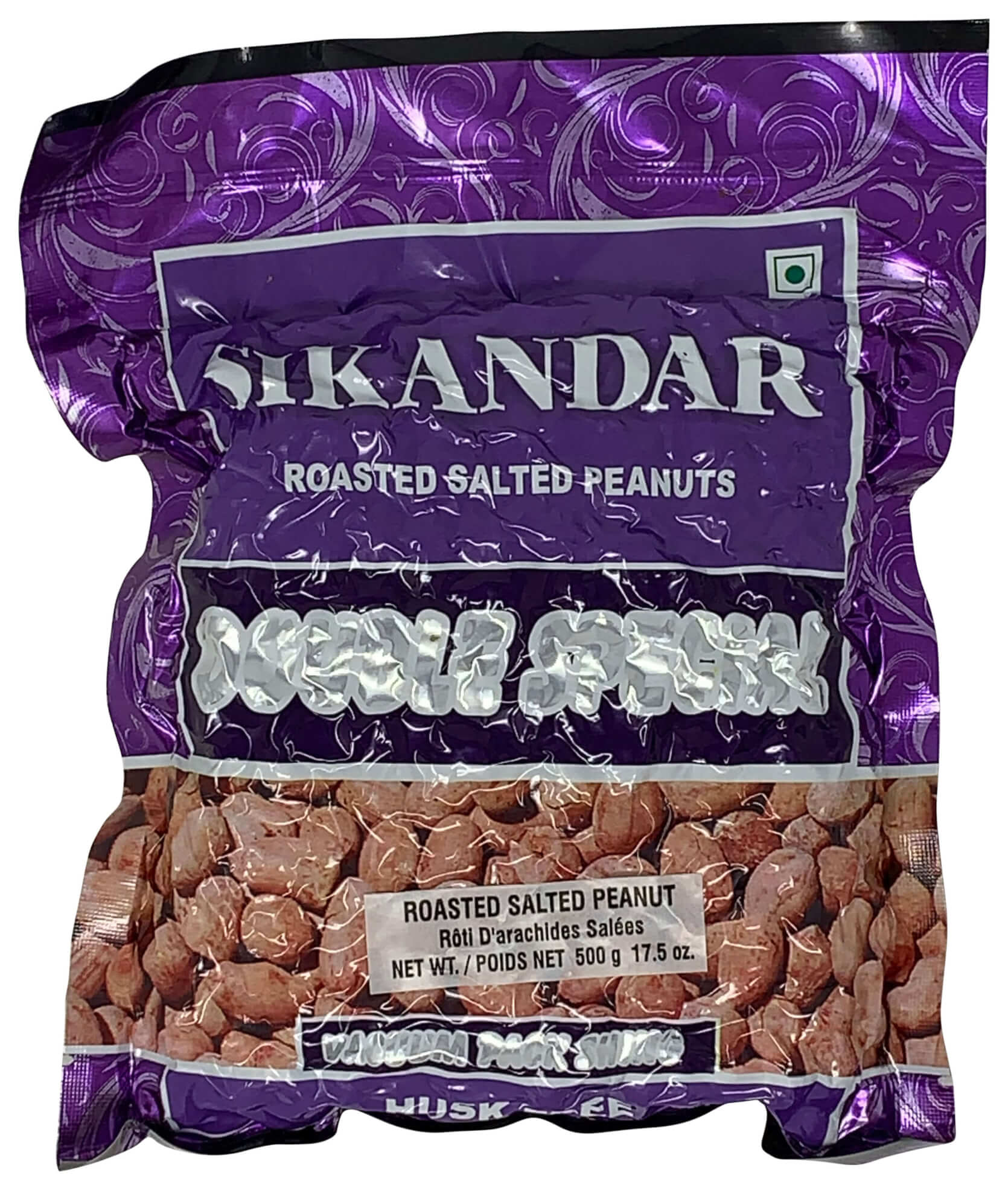 Roasted & Salted Peanuts W / Husk - 14 oz - Sikandar