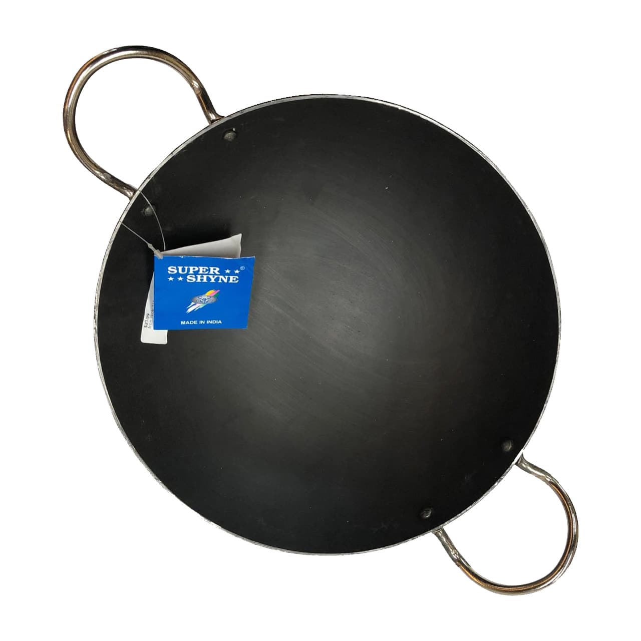 Iron Wok Less Curved - 11 in - Super Shyne