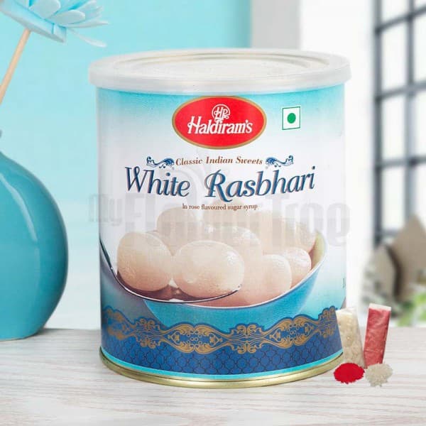 White Rasbhari - 1 KG/2.2 LB - Haldiram's
