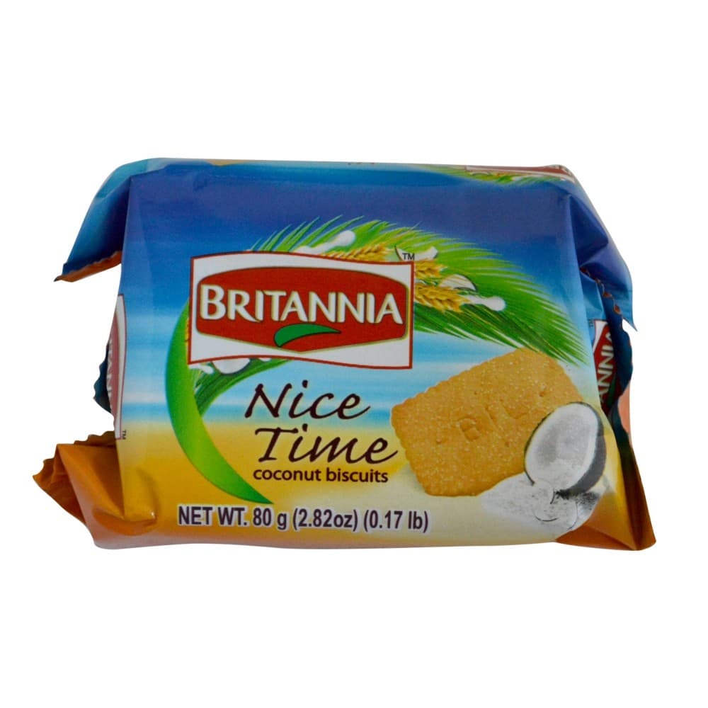 Nice Time Coconut Biscuits - 2.8 oz - Britannia