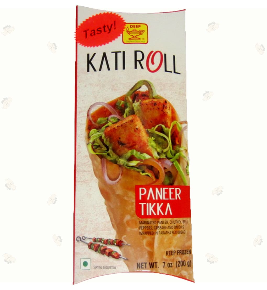 Paneer Tikka Kati Roll Frozen - 7 oz - Deep