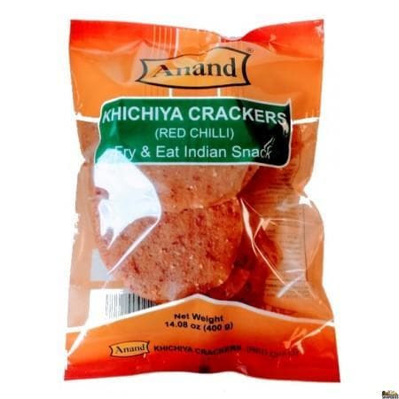 Khichiya Crackers Red Chilli - 400 gm - Anand