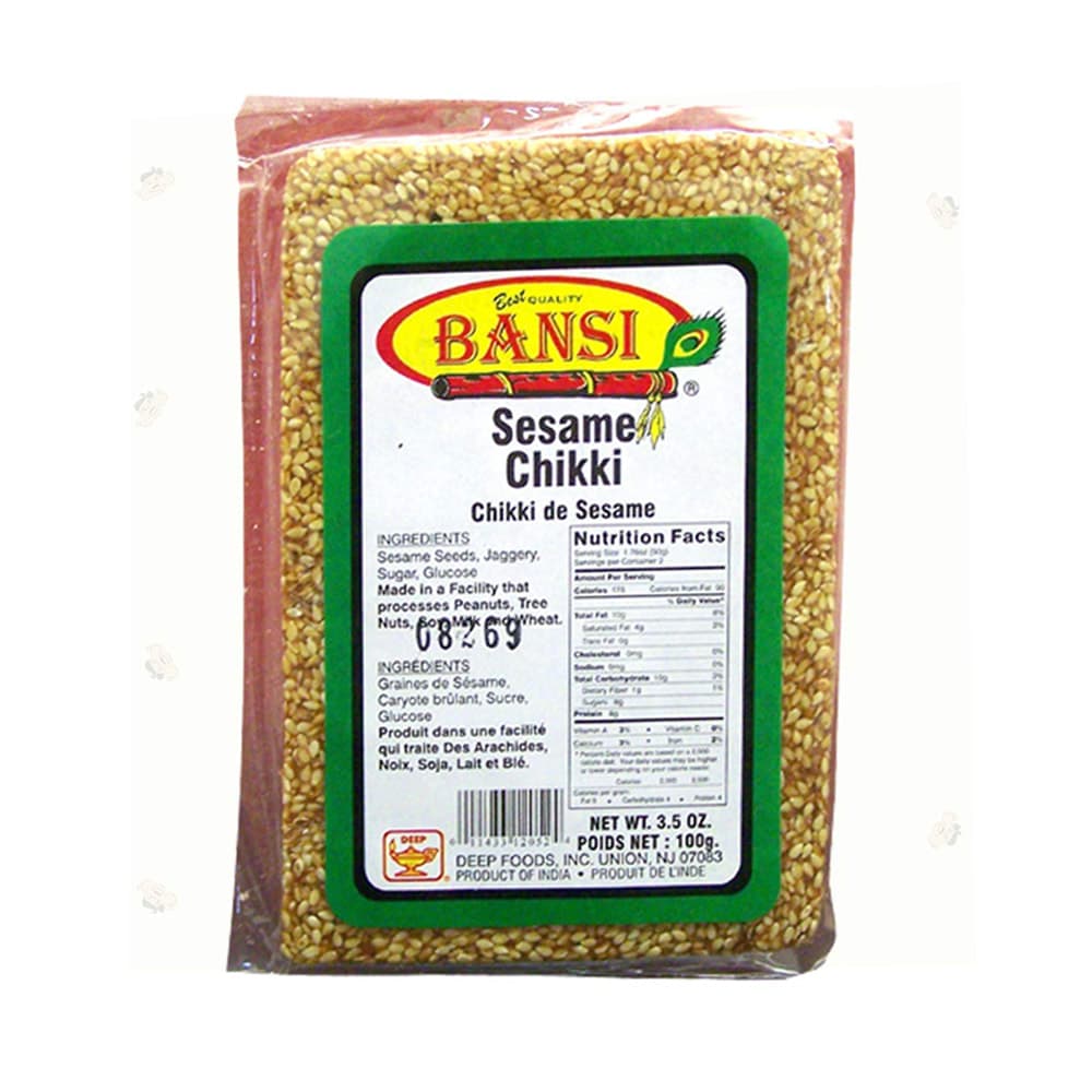 Sesame Chikki - 3.5 oz - Bansi