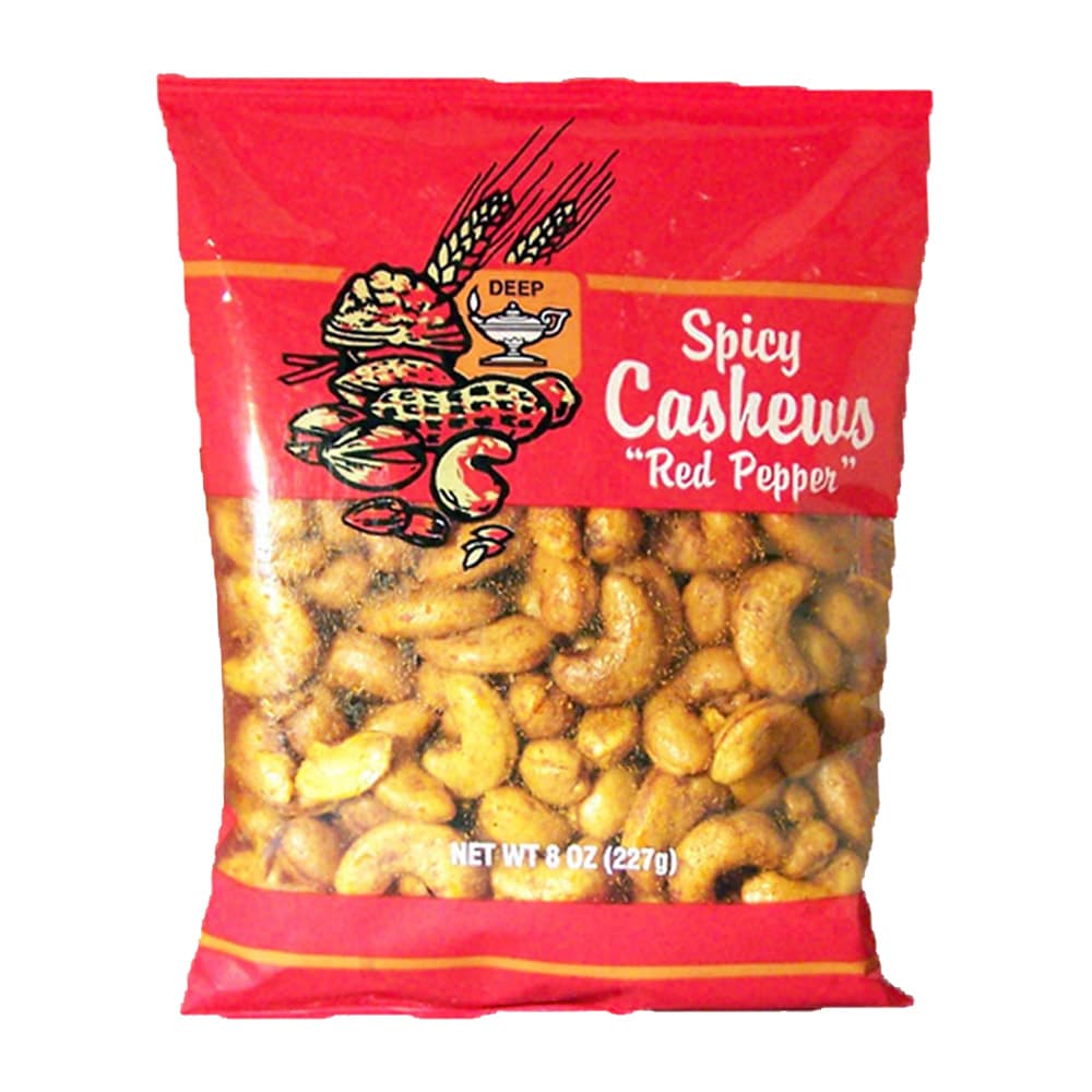 Spicy Cashews Red Pepper - 8 oz - Deep