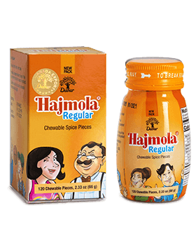 Hajmola Regular Chewable Spice Pieces - 2.33 oz - Dabur