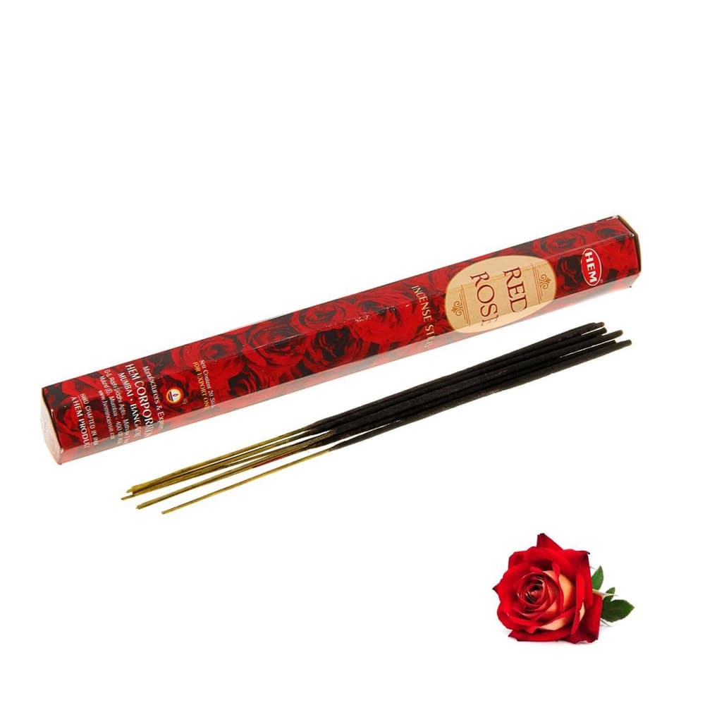 Rose Incense Stick - 20 pcs - Hem