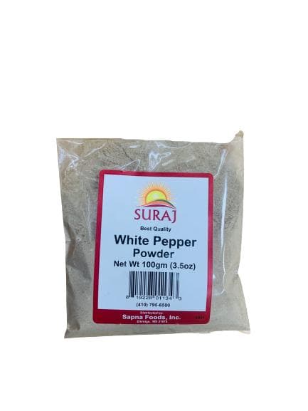 White Pepper Powder - 100 g - Suraj