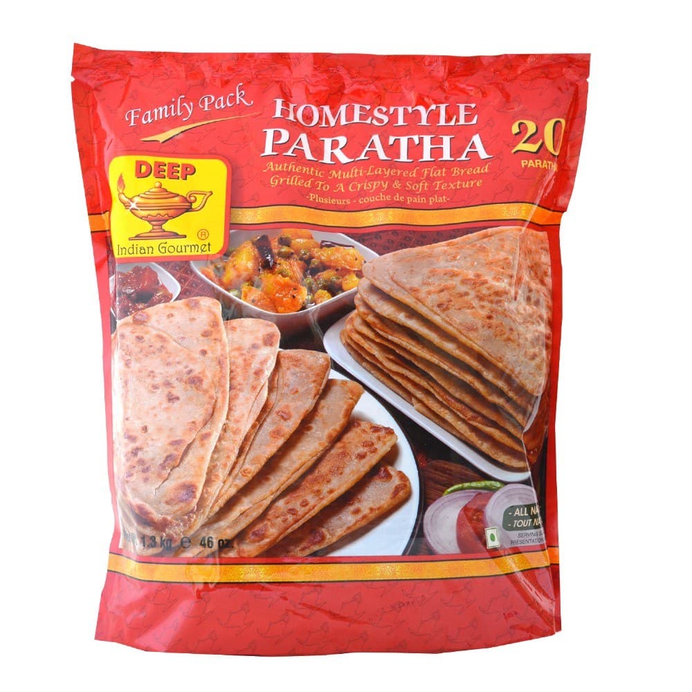 Homestyle Paratha Frozen Value pack - 20 pcs - Deep