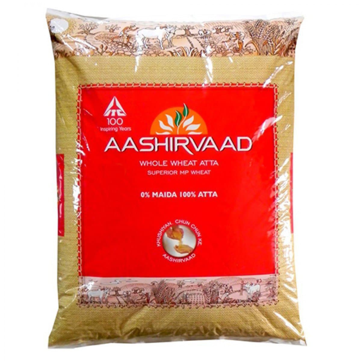 Whole Wheat Atta- 20 lb - Aashirvaad
