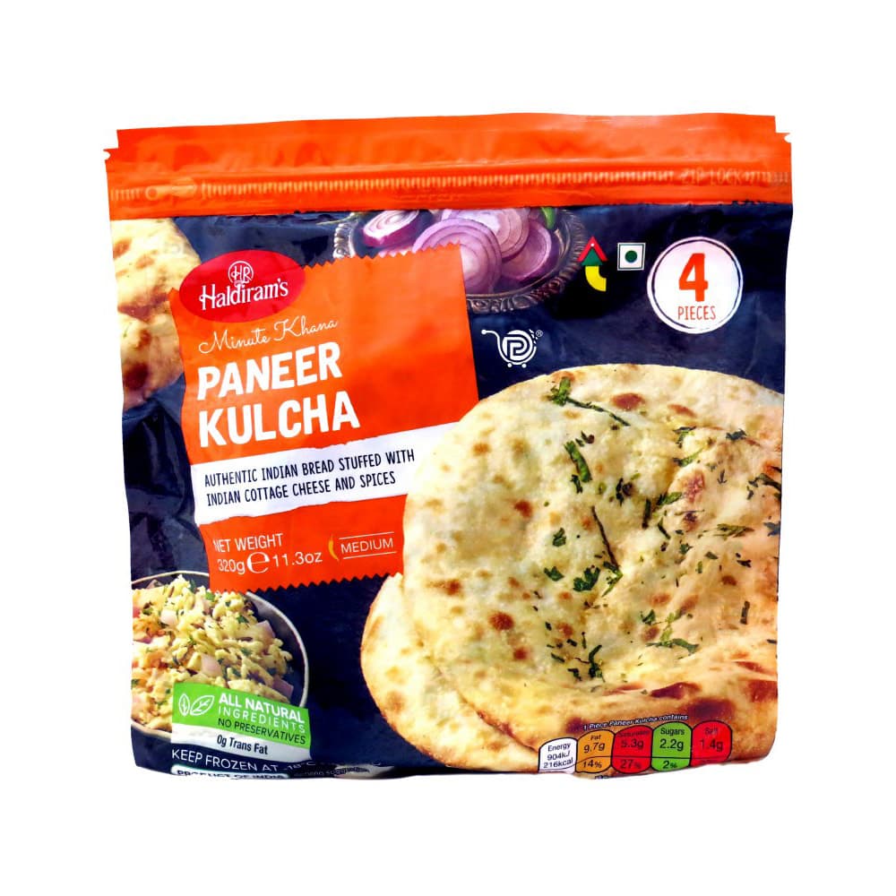 Paneer Kulcha Frozen - 4 pcs - Haldiram's
