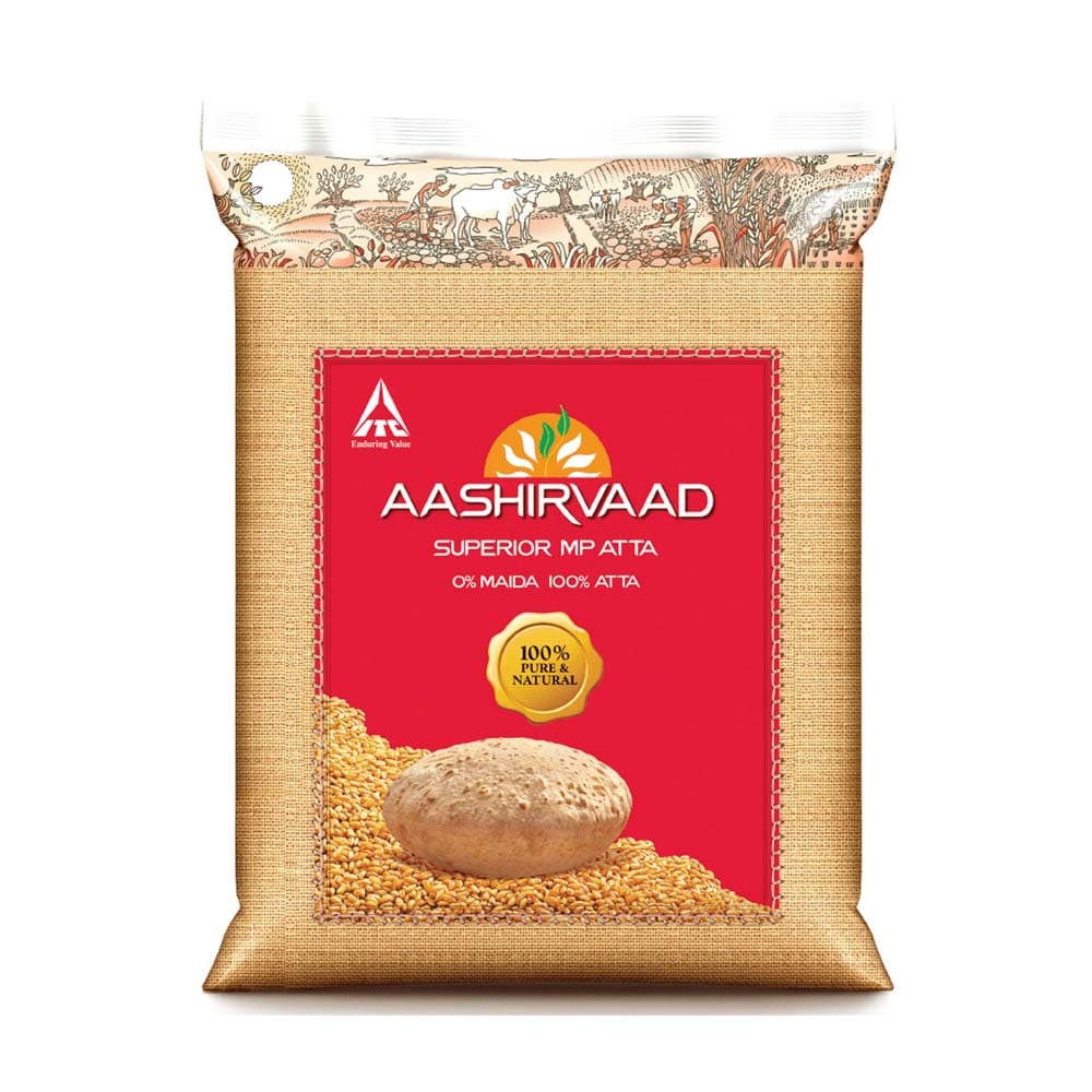 Whole Wheat Atta - 4 lb - Aashirvaad