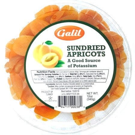 Sundried Apricots - 12 oz - Galil